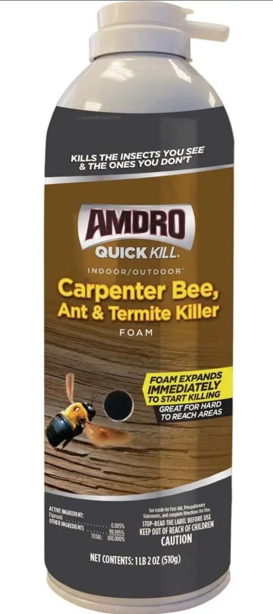 Amdro 2-Pk of Quick Kill 18oz Foaming Aerosol Spray Carpenter Bee