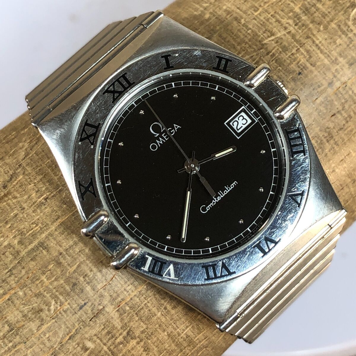 Omega 34mm Midsize Constellation 1448.5/431 Black Dial Date Omega 34mm Midsize Constellation 1448.5/431 Black Dial Date