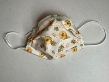 Fall Face Mask Adult Size PUMPKIN Print LIMITED STOCK