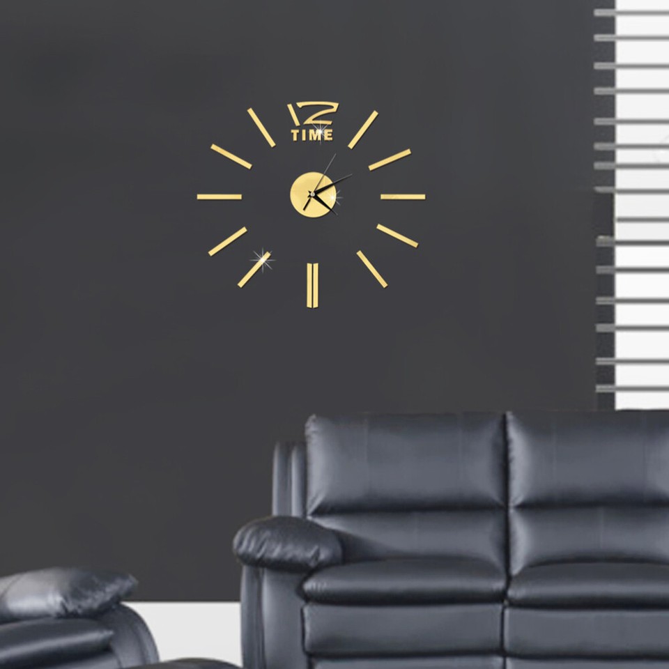 Number Stickers Digital Clocks 3d Wall Decals Creative Decoration Power