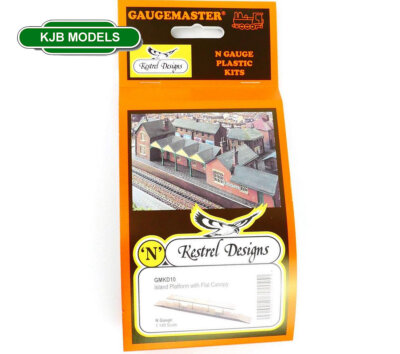 Turmfalke GMKD10 Inselbahnsteig mit Flachüberdachung Bausatz Spur N Gaugemaster