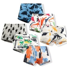 3 Piece Kids Boys Underwear Cartoon Children Shorts Panties For Boxers Stripes