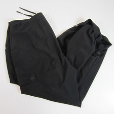 Chicos Women's pants Zenergy UPF Convertible Crops Roll Up Black 1.5 size 10