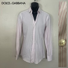 Dolce & Gabbana Long Sleeve Shirt EU 39 Neck 15.5 Gently worn Made in Italy
