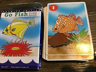 Crazy Old Fish War Card Game 4 Games of Fun Rolled into 1 - Parkers  Brothers 7+