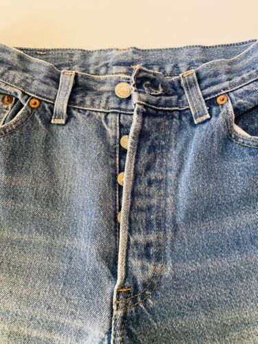 Vintage 1980s Levi's 501 Jeans Button Fly Women’s U.S. Sz 11M - VGUC - Picture 3 of 13