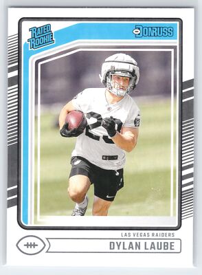 Dylan Laube - 2024 Donruss #372 - Rookie - Las Vegas Raiders
