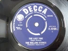 THE ROLLING STONES ~ THE LAST TIME ~ NEAR MINT 1965 UK 1ST PRESS 7" VINYL SINGLE