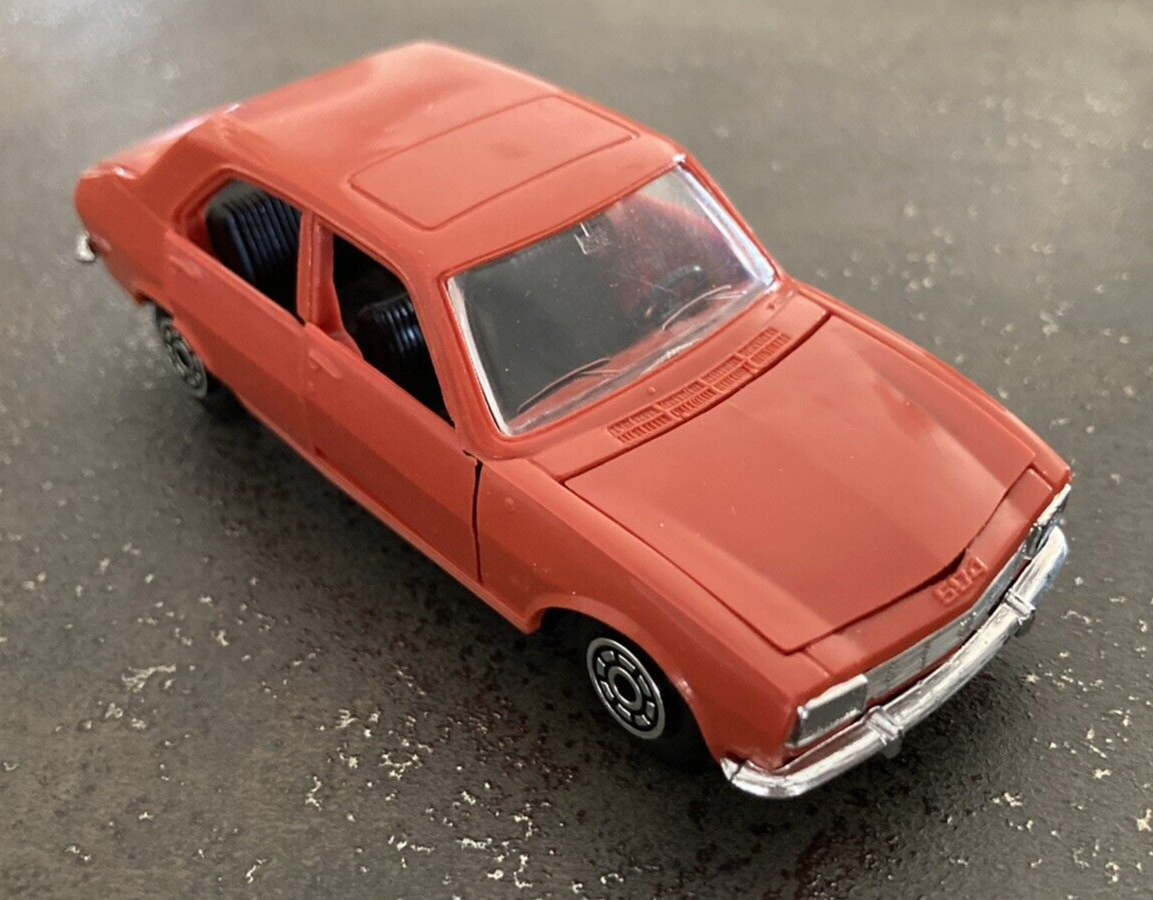 Norev Peugeot 504 Miniature 1/43 Orange – Collection, état D'usage