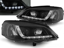HEADLIGHTS LPOP38 FOR OPEL ASTRA G 1997-2004 DAYLIGHT BLACK LHD