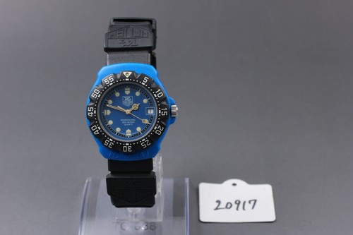 *Casi COMO NUEVO* TAG HEUER Fórmula 1 Profesional 381.513/1 Azul Fecha Reloj Cuarzo - Imagen 2 de 10
