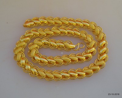 Traditional design 20kt gold chain 