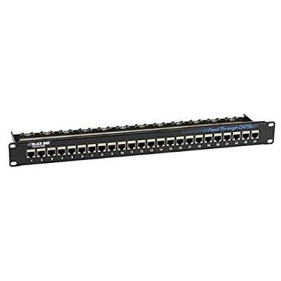 BLACK BOX JPM804A-R2 CAT5E FEED-THROUGH PATCH PANEL, SHIELDED