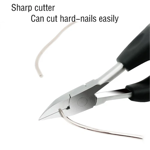 Nail Scissor Toenail Clipper Thick Ingrown Toe Nail Heavy Duty Precision BLACK - Bild 6 von 15