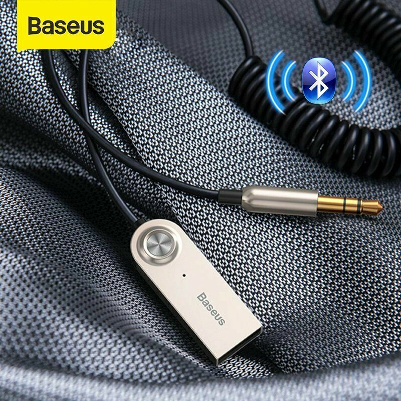 Baseus 3.5mm AUX USB Wireless Bluetooth Receiver Cable Car Audio Adapter Cord