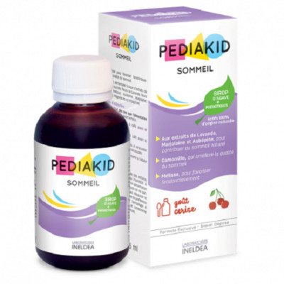 Pediakid Sirup Verbessert die Schlafqualität Lavendel Kamille Agavennektar 12...