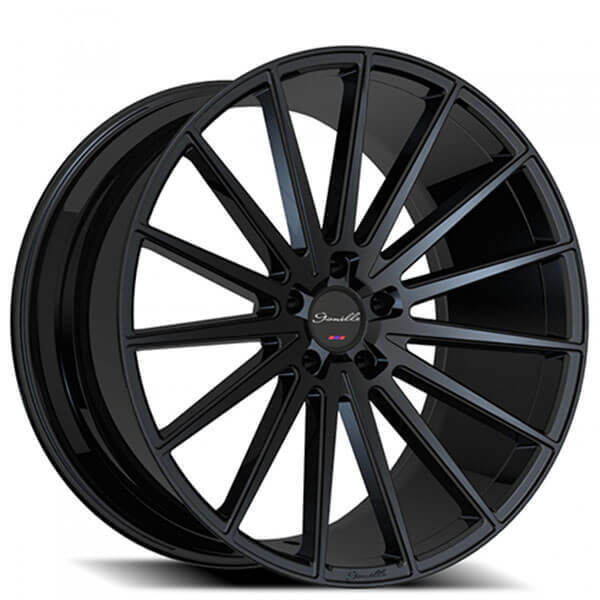 20'' inch Giovanna Verdi Gloss Black Tires BMW X5 X6 Staggered 745 Macan Bentley