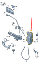 Original VW ID.3 E11 Türschloss vorne rechts (RHD) 10C837016 Neuware OEM