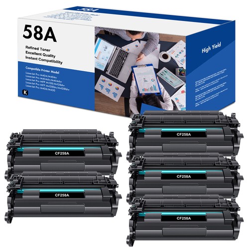 Tóner CF258A compatible con HP 58A LaserJet M404 M404dn MFP M428fdw lote sin chip - Imagen 13 de 13