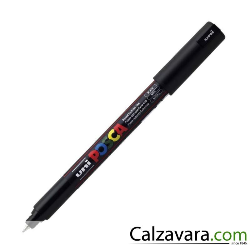 Uni-Ball - Marcatore Uni Posca Punta Extra Fine 0,7mm - NERO