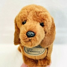 Russ Yomiko Dachshund Dog 12" Plush Classics Weiner Doxin Sausage Stuffed Brown
