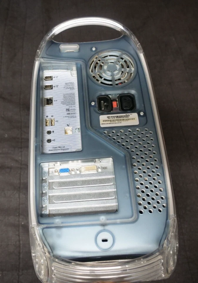 Apple PowerMac Power Mac G4 Tower M5183 400MHZ 128/20GB/DVD/56K/ZIP/KB - Image 4 of 4