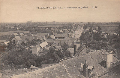 CPA BRISSAC PANORAMA DE QUINCE