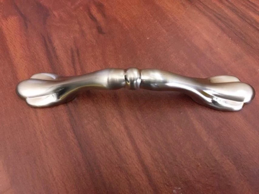 Tirador Fusilli De Cobre Antiguo – Manija Para Cajones Y Gabinetes, 3.75 Pulgadas Centro A Centro