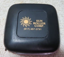 Vintage Barlow Advertising Tape Measure SUN ROLLER CORP.