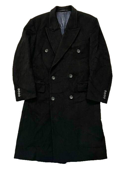 ジャケット・アウター vintage cashmere double chester coat BLK Loro Piana Cashmere Blend Double Chester Coat Jacket Men 48 Navy