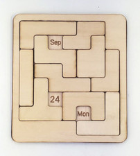 Infinite Calendar Brainteaser Wooden Puzzle