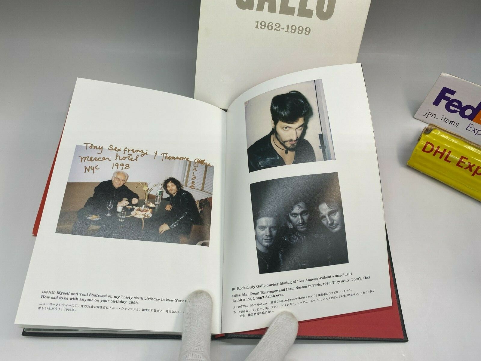 Vincent Gallo 1962 1999 Photo Book 1999 With Book Case Obi Jpn English Ebay