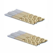 20pcs 5/16" Drill Bits Jobber Length Titanium Coated Drill Bit for Metal Wood