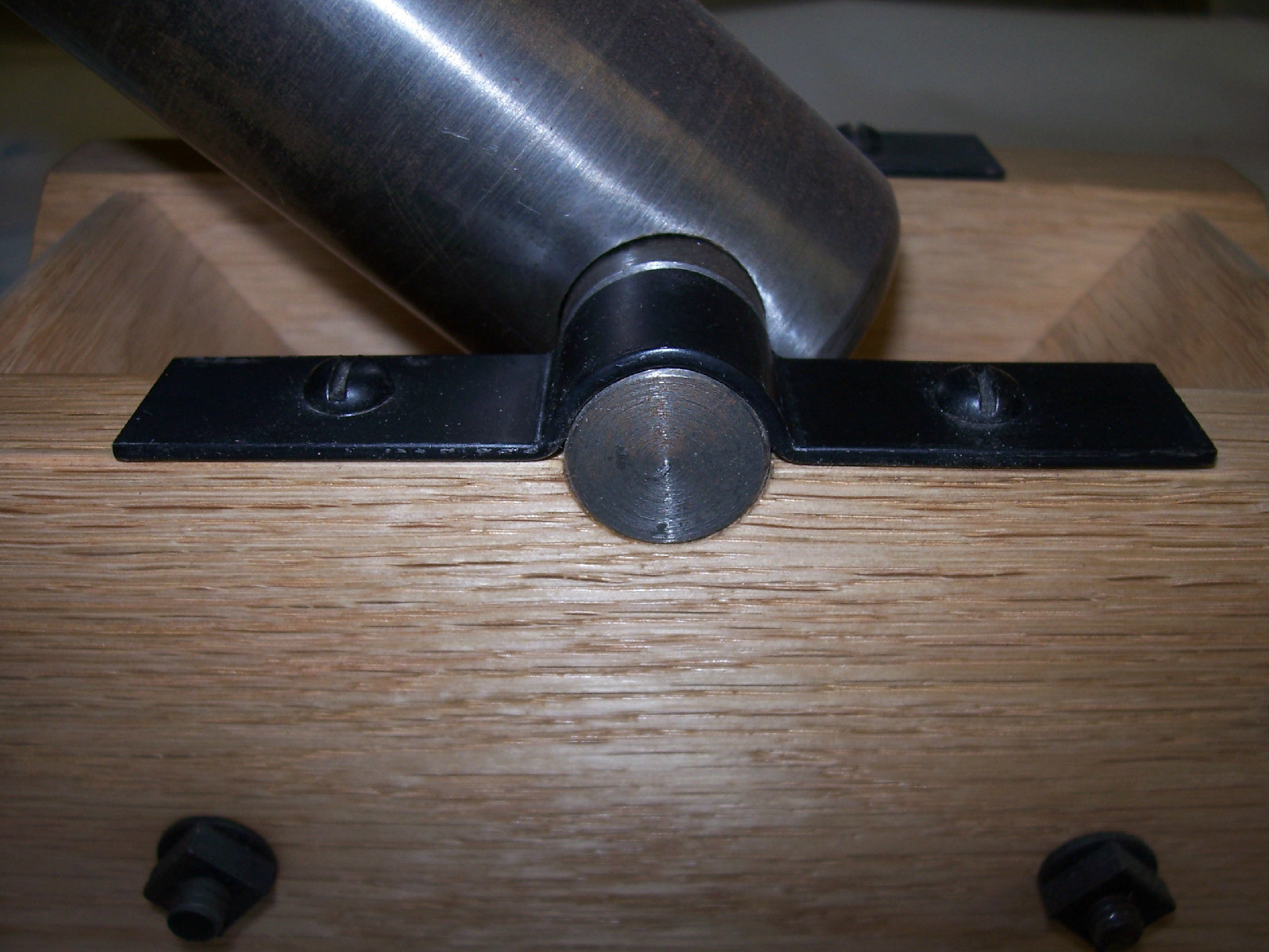 Cannon Carriage Black Powder Barrel Trunnion Cap 3/8" Diameter Clamp eBay