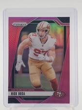 NICK BOSA 2024 PANINI PRIZM PINK #254 49ERS FOOTBALL Q6707