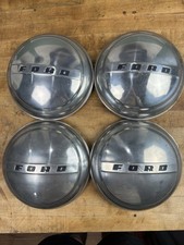 1947-1948 Ford Super Deluxe Couperoadster Wheel Caps Vintage - Full Set