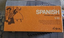 Vintage Spanish Vocabulary Flash Cards, Vis-Ed. 1,000 Boxed Card Set