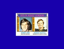 Assist Leaders (Bobby Orr/Dennis Hextall) 1974-75 Topps #2 - Gem Mint
