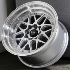 15x8 Silver Wheel Vors Vr7 4x1004x114.3 0 1 73.1