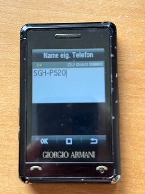 Handy Georgio Armani Samsung SGH-P520 das wohl schönste Handy! gebraucht .