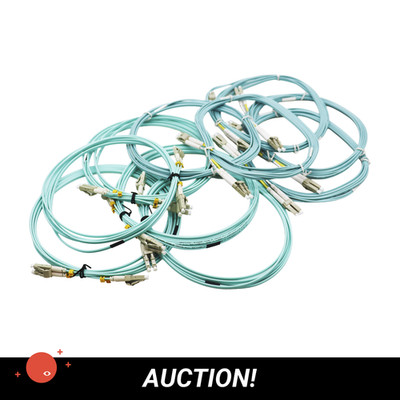 20x Fiber OPTIC LC TO DUPLEX CONNECTOR 3M Cable Patch for Server