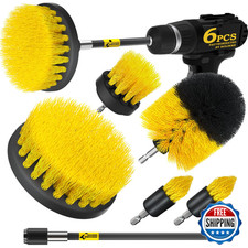 Holikme 6Pack Drill Brush Power Scrubber Cleaning Brush Extended Long