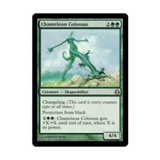 WotC MtG Morningtide Chameleon Colossus (R) (Foil) VG