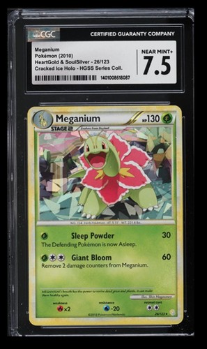 Meganium graded CGC 7.5 for sale on eBay
