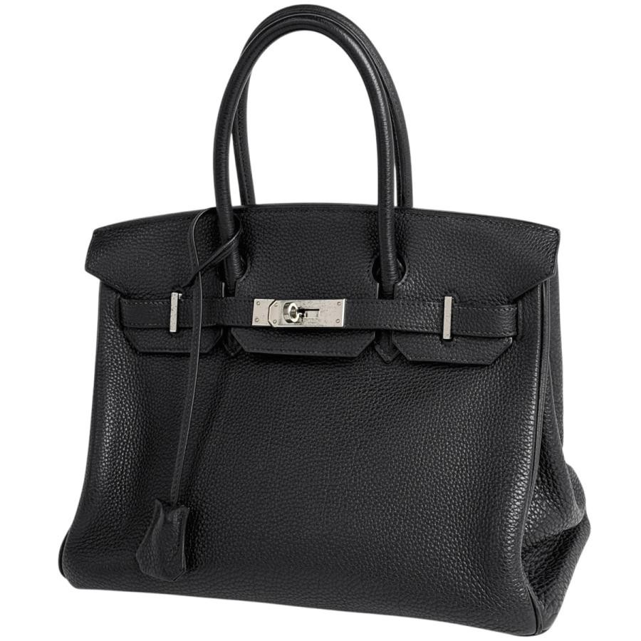 Hermes Birkin 30 Handbag Togo Black Ladies Used