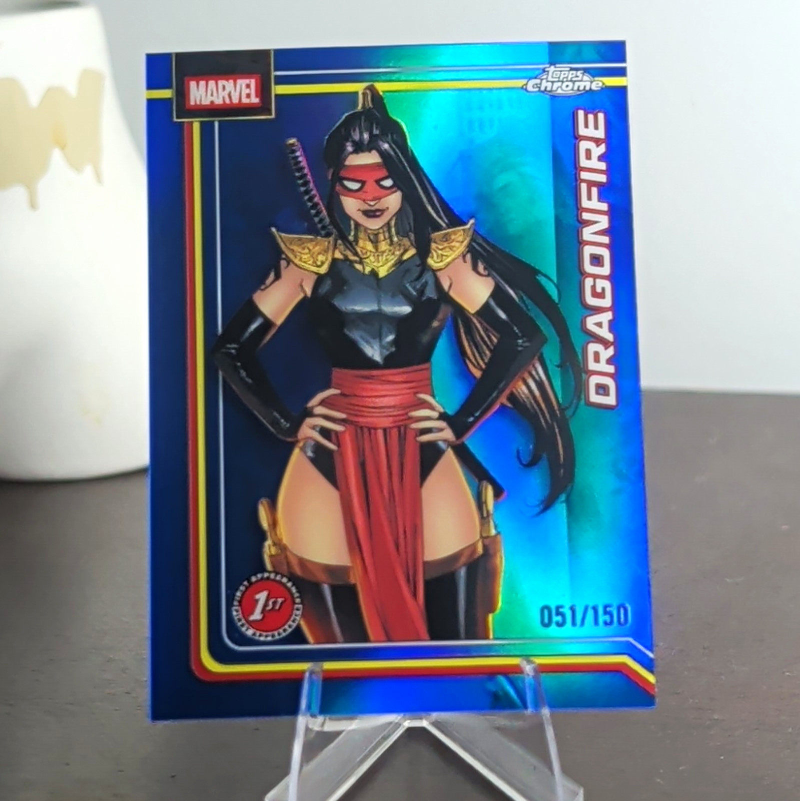 Topps 2026 Topps Chrome Marvel Dragonfire #033 1st Ed Serial #/150