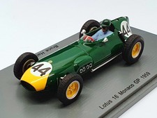 Spark 1/43 Scale S5341 - F1 Lotus 16 Monaco GP 1959 - #44 Bruce Halford