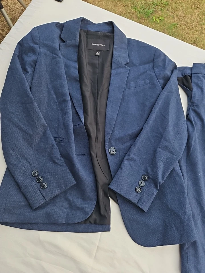 Banana Republic, Mujer, Conjunto de 2 Piezas, Pequeño, Talla Traje 2p Pantalones TALLA 4 Foto 3 de 4