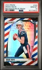 DRAKE MAYE 2024 PRIZM RED/WHITE/BLUE RC #329 PSA 10 GEM MINT! PATRIOTS#151174632