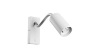 5904433153935 Squalla Variosa Flexi Switch GU10 Kinkiet 230V IP20 55X100X410Mm B